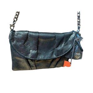 New Lindsay Phillips Women's Convertible Gold Handbag Coral Gables 5-in-1Purse N